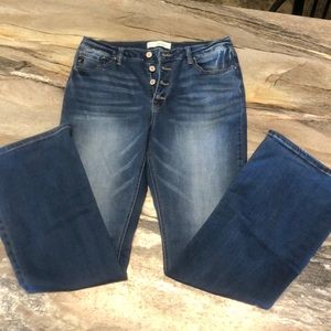 NWOT KanCan Button flares size 13